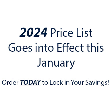 2024 Price List Coming in January
