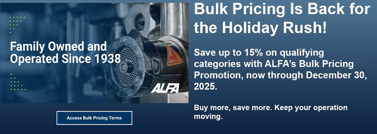 ALFA Bulk Pricing Promotion