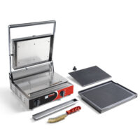 Sirman 34A2305105SI CORT R PS - Removable Plates, grooved top / grooved bottom, with timer - 10"x15"