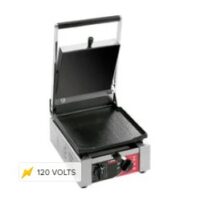 Sirman 34A1401105SI ELIO LL - flat top / flat bottom, with timer - 10"x10" - Panini Grill