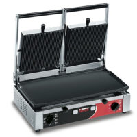 Sirman 34A3661105SI PD L - Grooved Top/Flatbottom, with Timer - 220V - 10"x20"- Panini Grill
